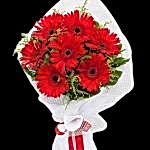 Kırmızı Gerbera Buketi 7 Dal BKT0112